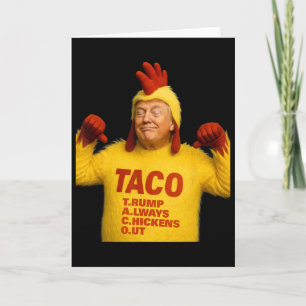 Trump Taco Trump kneift immer Karte
