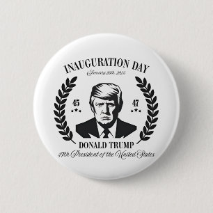 Trump: Tag der Amtseinführung 2025 - Proud Maga Button