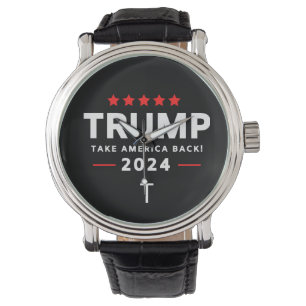 Trump Take America Back Wahl Armbanduhr