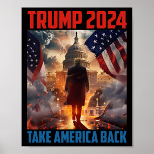 Trump Take America Ck Unabhängigkeitstag 4. Juli Poster