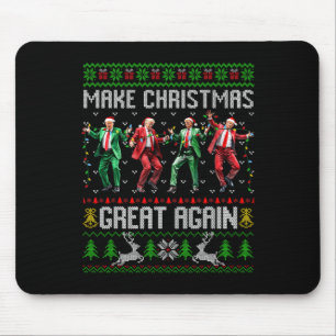 Trump tance Santa Claus Weihnachten wieder großart Mousepad