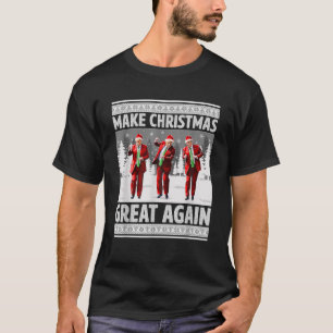 Trump tance Santa Claus Weihnachten wieder großart T-Shirt
