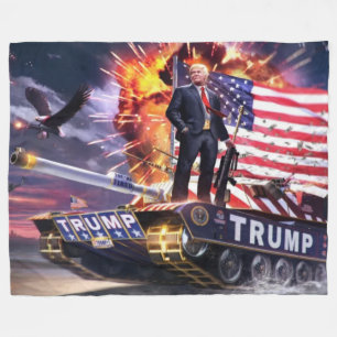 TRUMP TANK FLEECEDECKE