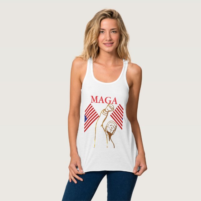 TRUMP TANK TOP (Vorderseite Vollansicht)