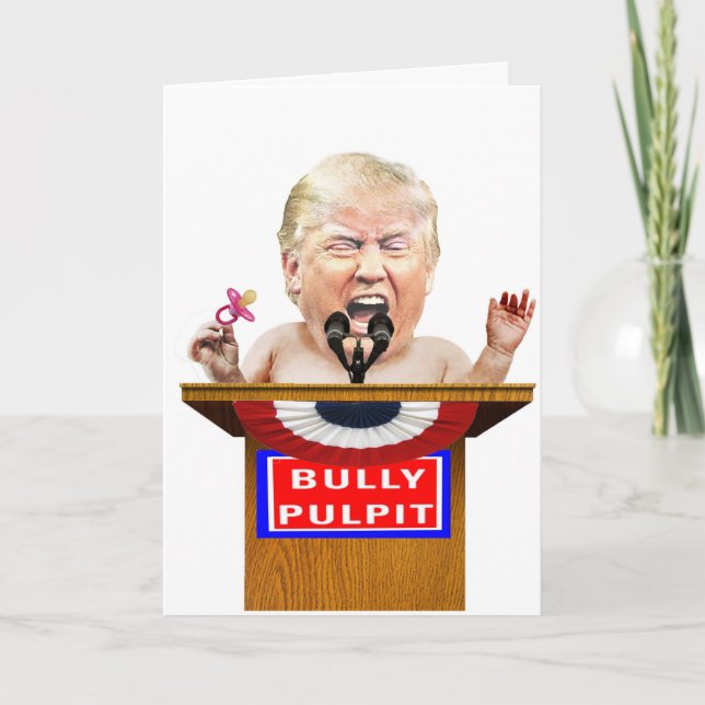 Trump Tantrum Birthday Card Karte (Vorderseite)