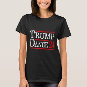 Trump-Tanz 2024 Trump Vance Lustig Republikaner Po T-Shirt