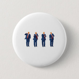 Trump Tanz 4. Juli Trump 2024 Button