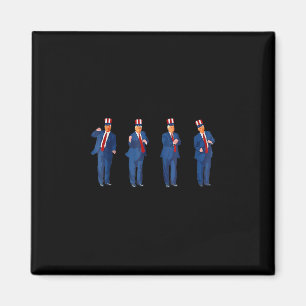 Trump Tanz 4. Juli Trump 2025  Magnet