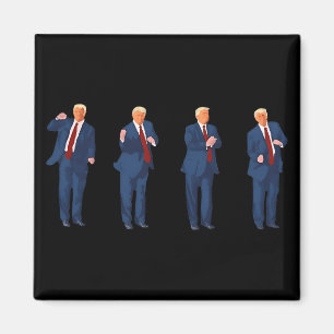 Trump Tanz 4. Juli Trump 2025 Magnet