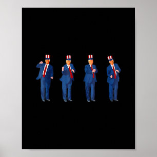Trump Tanz 4. Juli Trump 2025 Poster