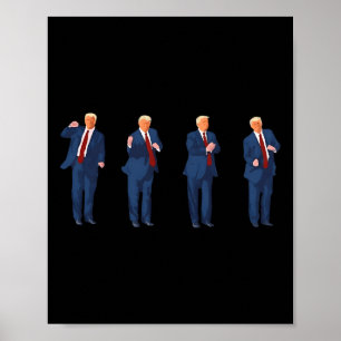 Trump-Tanz 4. Juli Trump 2025 Poster