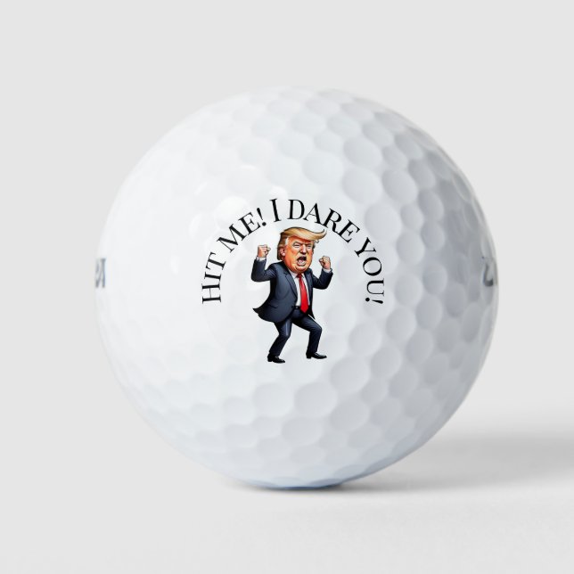 Trump-Tanz personalisieren Golfball (Vorderseite)