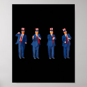 Trump Tänze 4. Juli Trump 2025 _1 Poster