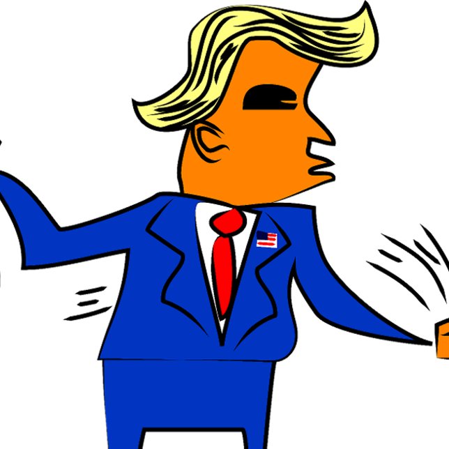 Trump Tanzend Aufkleber (Von Creator hochgeladen)