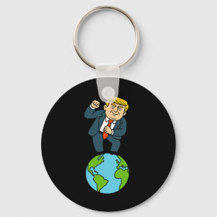 Trump tanzt lustiger Spruch Schlüsselanhänger
