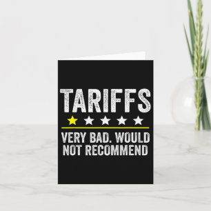 Trump Tariff USA würde Zölle nicht sonstwas empfeh Karte