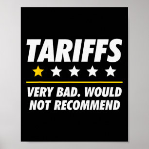 Trump Tariff USA würde Zölle nicht sonstwas empfeh Poster