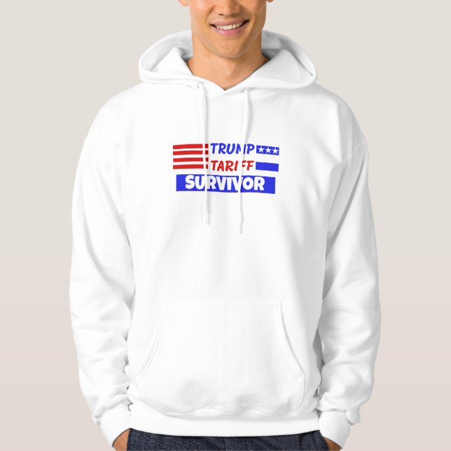 TRUMP-TARIFÜBERLEBUNG HOODIE (Vorderseite)