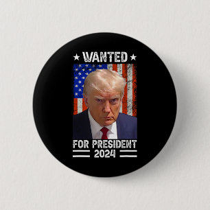 Trump Tasse schot für U.S. Gewollt Präsident 2024  Button