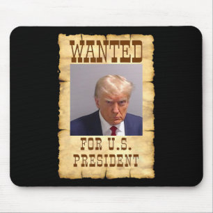 Trump Tasse schot für U.S. Gewollt Präsident 2024 Mousepad