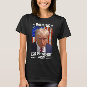 Trump Tasse schot für U.S. Gewollt Präsident 2024 T-Shirt