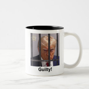 Trump-Tasse "Schuld" Zweifarbige Tasse