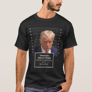 Trump Tasse Shot Präsident Donald J Trump Mugshot T-Shirt