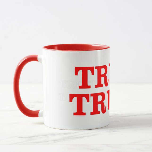 Trump-Tasse vertrauen Tasse (Links)