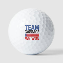 Trump - Team Garbage We Won Golfball