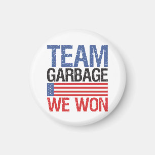 Trump - Team Garbage We Won Magnet