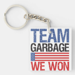 Trump - Team Garbage We Won Schlüsselanhänger