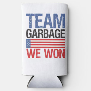 Trump - Team Garbage We Won Selters Dosenkühler