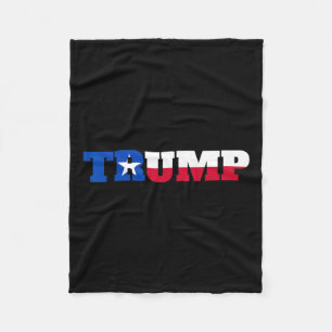 Trump Texans für Trump Fleecedecke