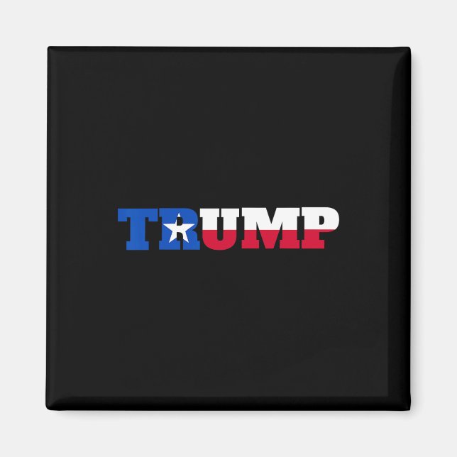 Trump Texans für Trump Magnet (Vorne)