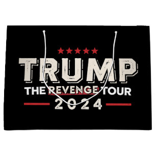 Trump The Revenge Tour 2024 Vintage Große Geschenktüte