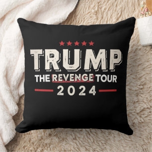 Trump The Vergeltungstour 2024 Vintage Kissen