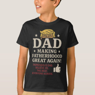 Trump-themenbezogene lustige Ideen zum Vatertag, u T-Shirt
