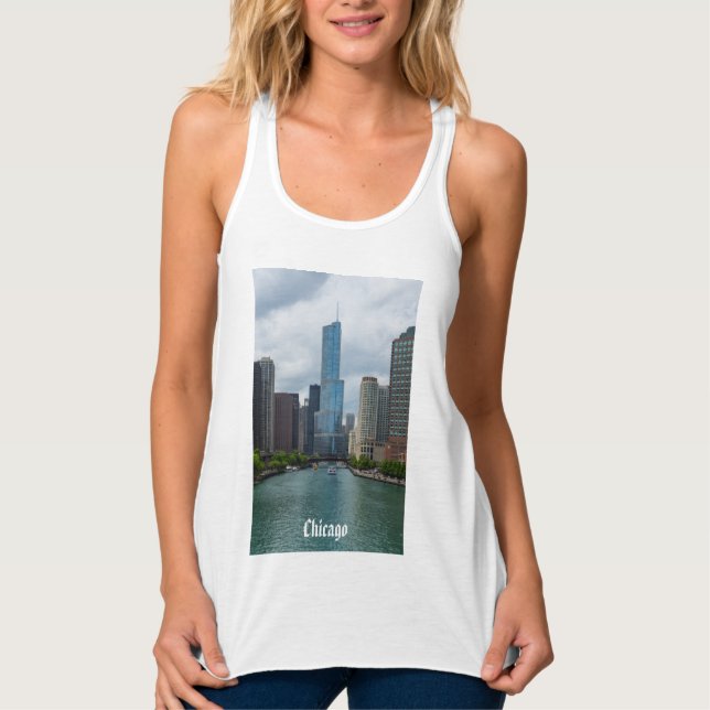 Trump Tower Chicago River Tank Top (Vorderseite)