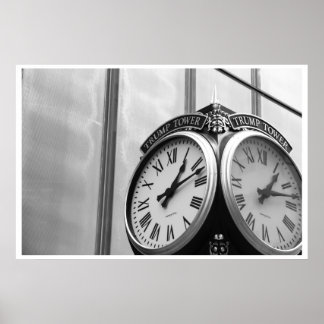 Trump Tower Clock - NYC Poster