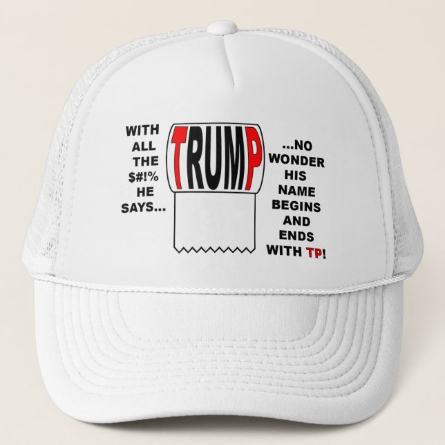 Trump TP! Truckerkappe (Vorderseite)