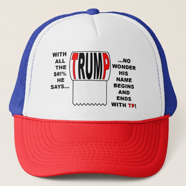 Trump TP! Truckerkappe (Vorderseite)