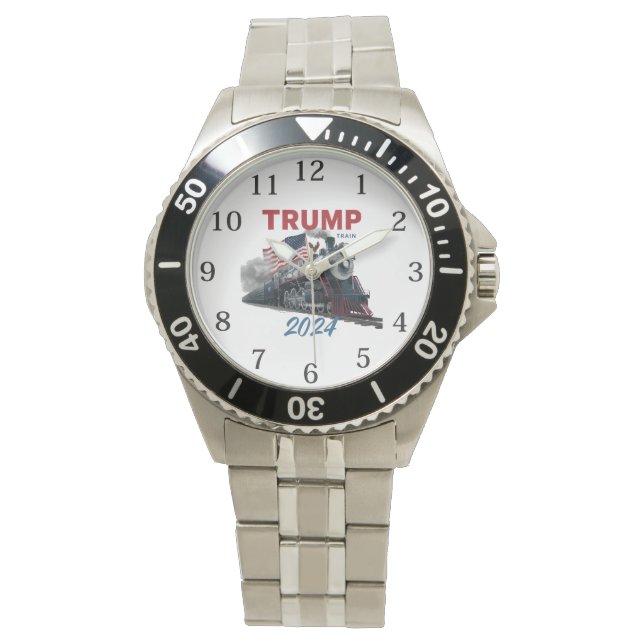 Trump Train 2024 Armbanduhr (Vorderseite)