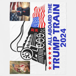 TRUMP TRAIN 2 FLEECEDECKE