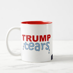 Trump Tränen Zweifarbige Tasse