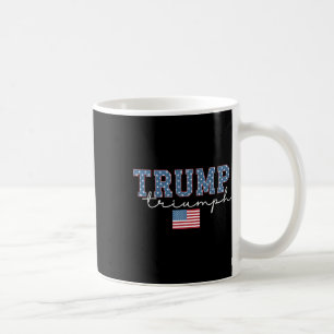 Trump Triumph Amerikanische Flagge Sterne 2025 Gew Kaffeetasse