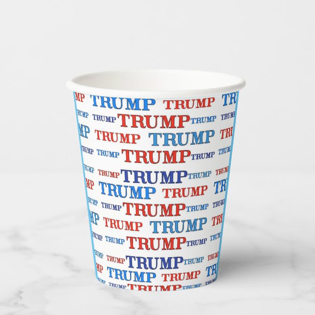 Trump Trump Paper Cups Pappbecher (Vorderseite)
