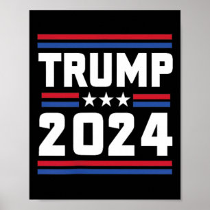 Trump Trump Trump Trump 2024 verurteilt Felon Poster