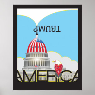 TRUMP Trumpet und Hauptstadt Poster