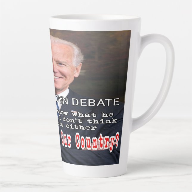 Trump und Biden-Debatte Milchtasse (Rechts)