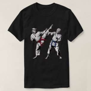 Trump und Biden Karate T-Shirt